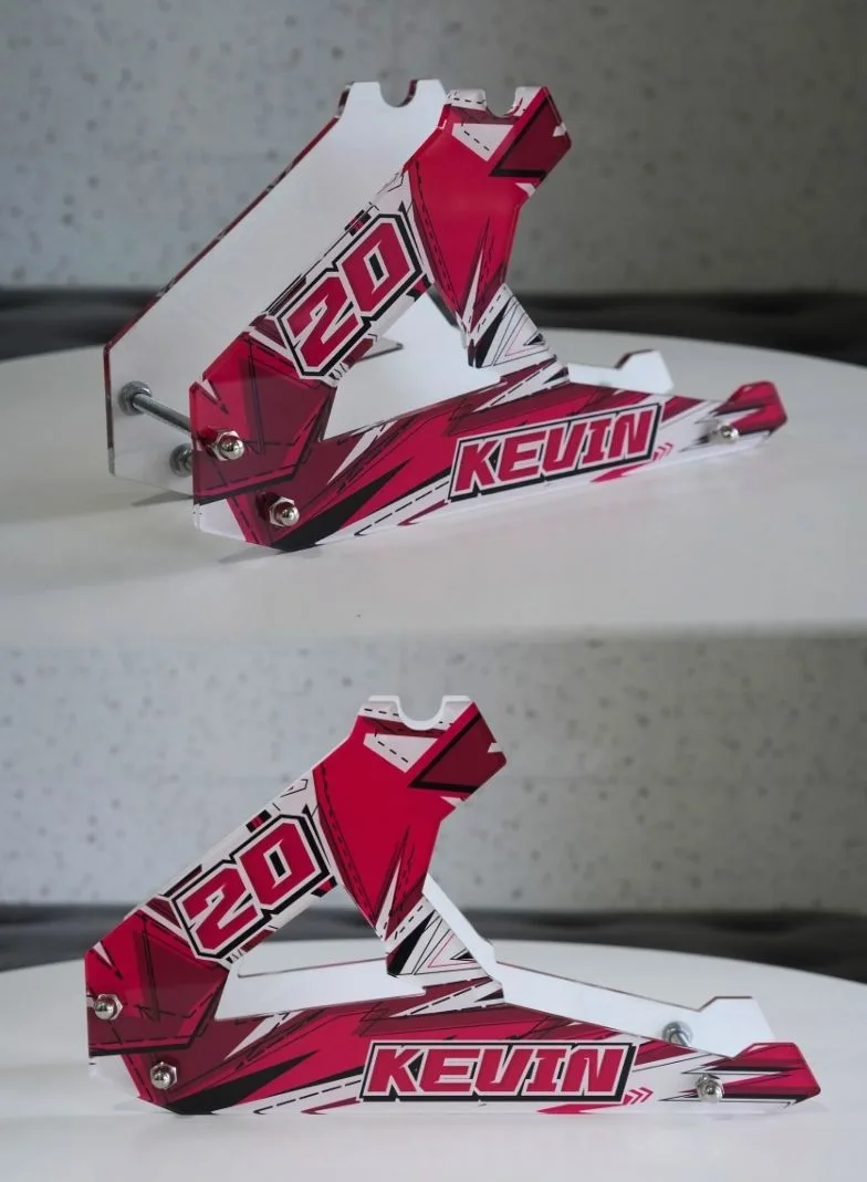 Contoh paddock pushbike custom LumiMerch, desain 9