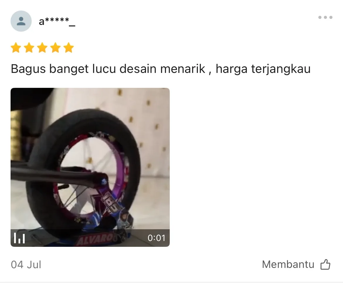 Ulasan pelanggan: desain lucu dan menarik, harga terjangkau