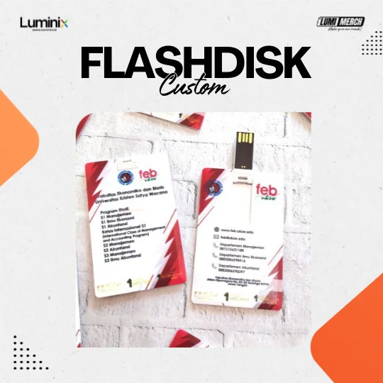 FLASHDISK CUSTOM KARTU 16GB CETAK FULL COLOR 2 SISI
