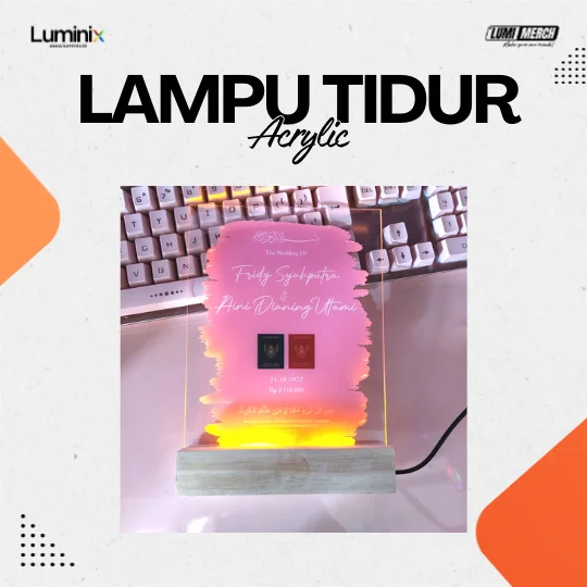 LAMPU TIDUR ACRYLIC CUSTOM